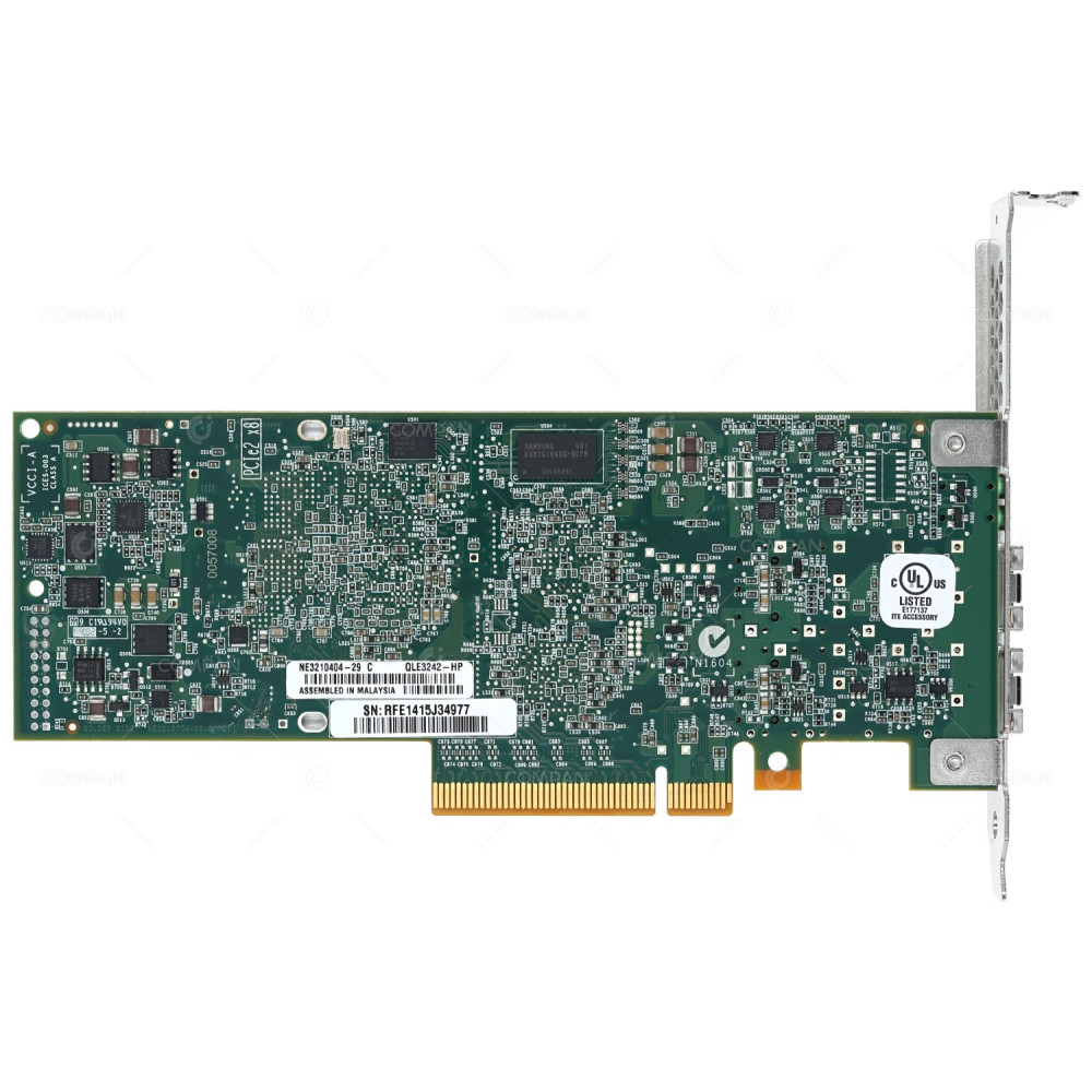 593742-001 HP NC523SFP 10GB DUAL PORT ETHERNET ADAPTER PCI-E